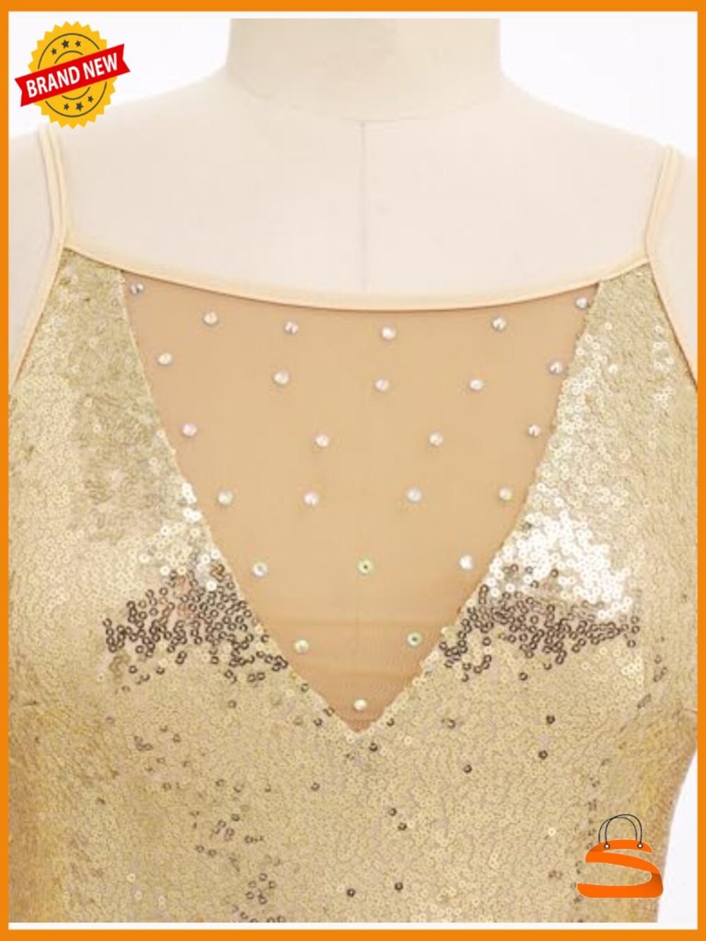 Sequin Fringe Romper Bodysuit for Women Latin Jazz Dance Leotard Rave Outfit - Picture 4 of 7